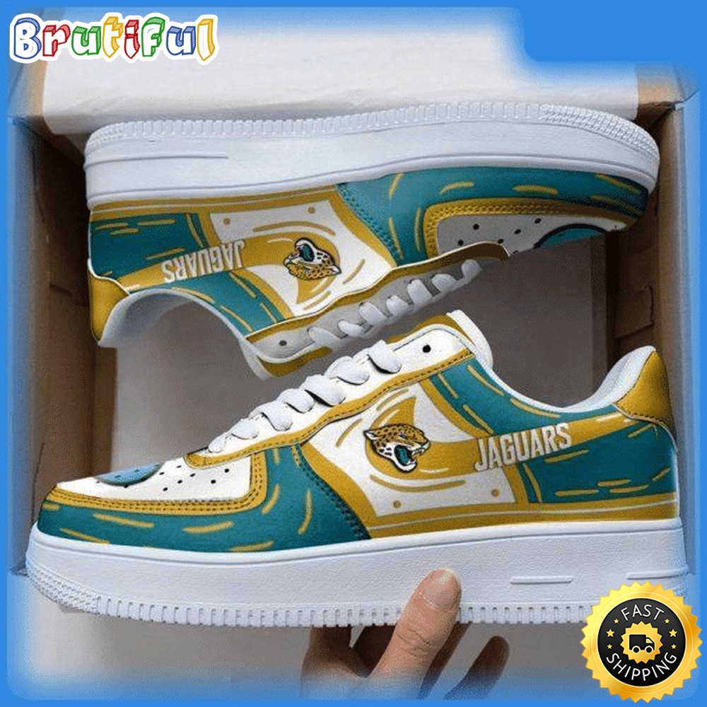 Sportswearmerch Jacksonville Jaguars NFL Air Low-Top Sneakers Shoes For Men And Women