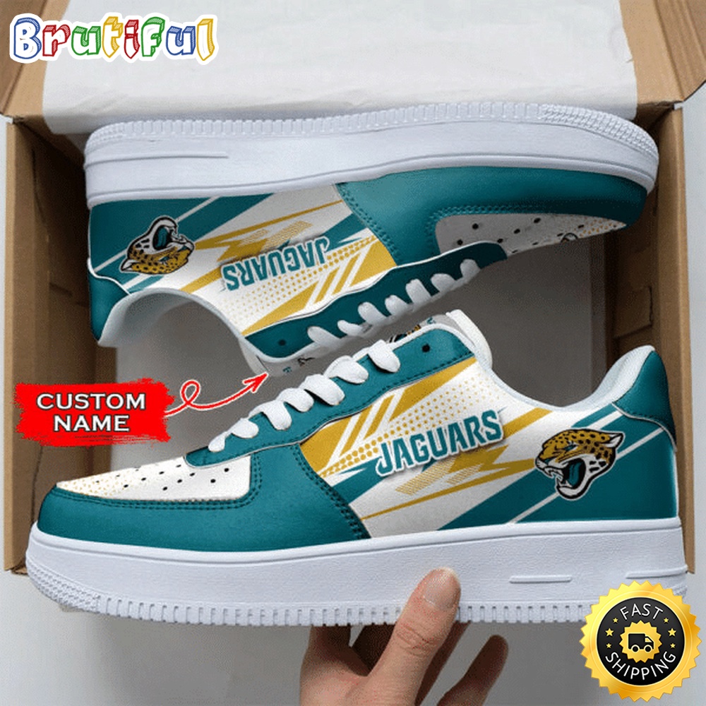 Sportswearmerch Jacksonville Jaguars NFL Air Low-Top Sneakers Shoes For Men And Women