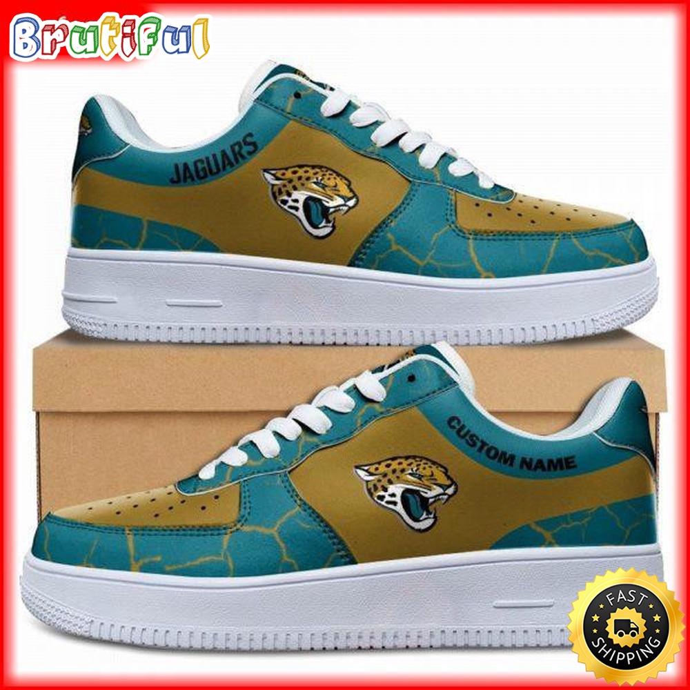 Sportswearmerch Jacksonville Jaguars NFL Air Low-Top Sneakers Shoes For Men And Women