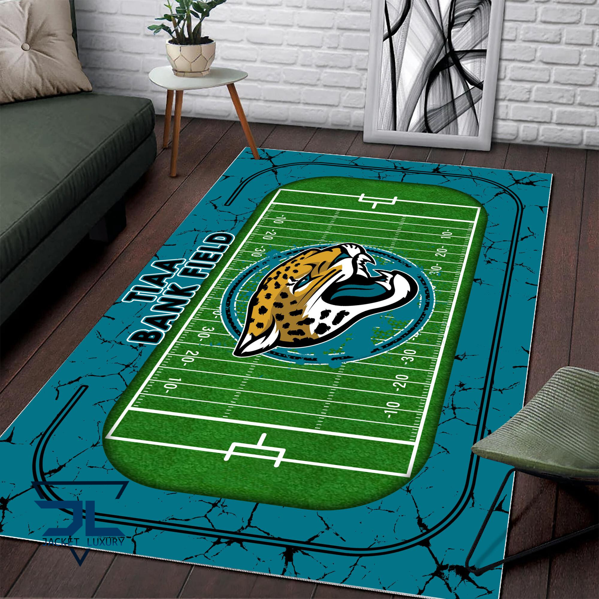 Sportswearmerch Jacksonville Jaguars NFL Area Rug For Fan