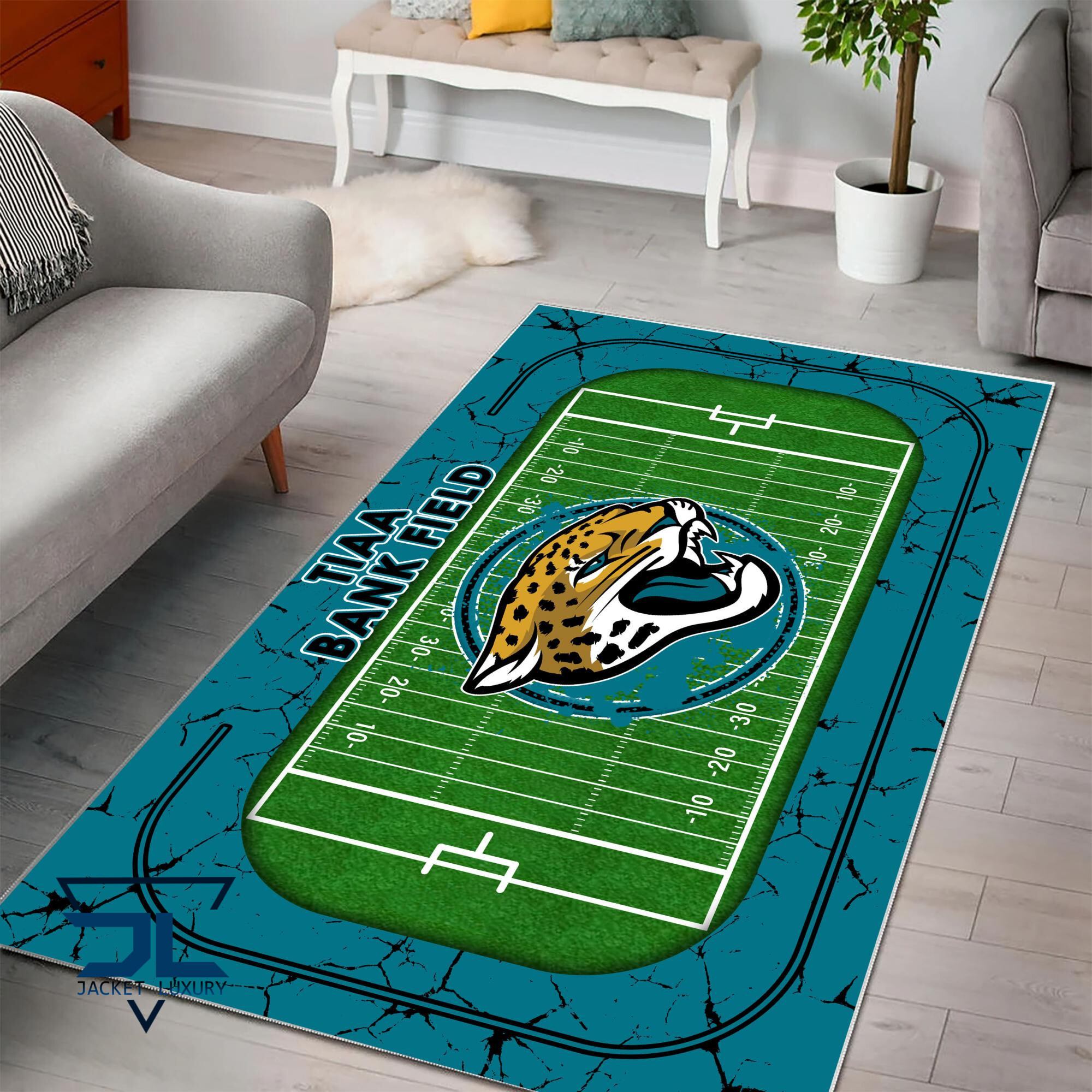 Sportswearmerch Jacksonville Jaguars NFL Area Rug For Fan