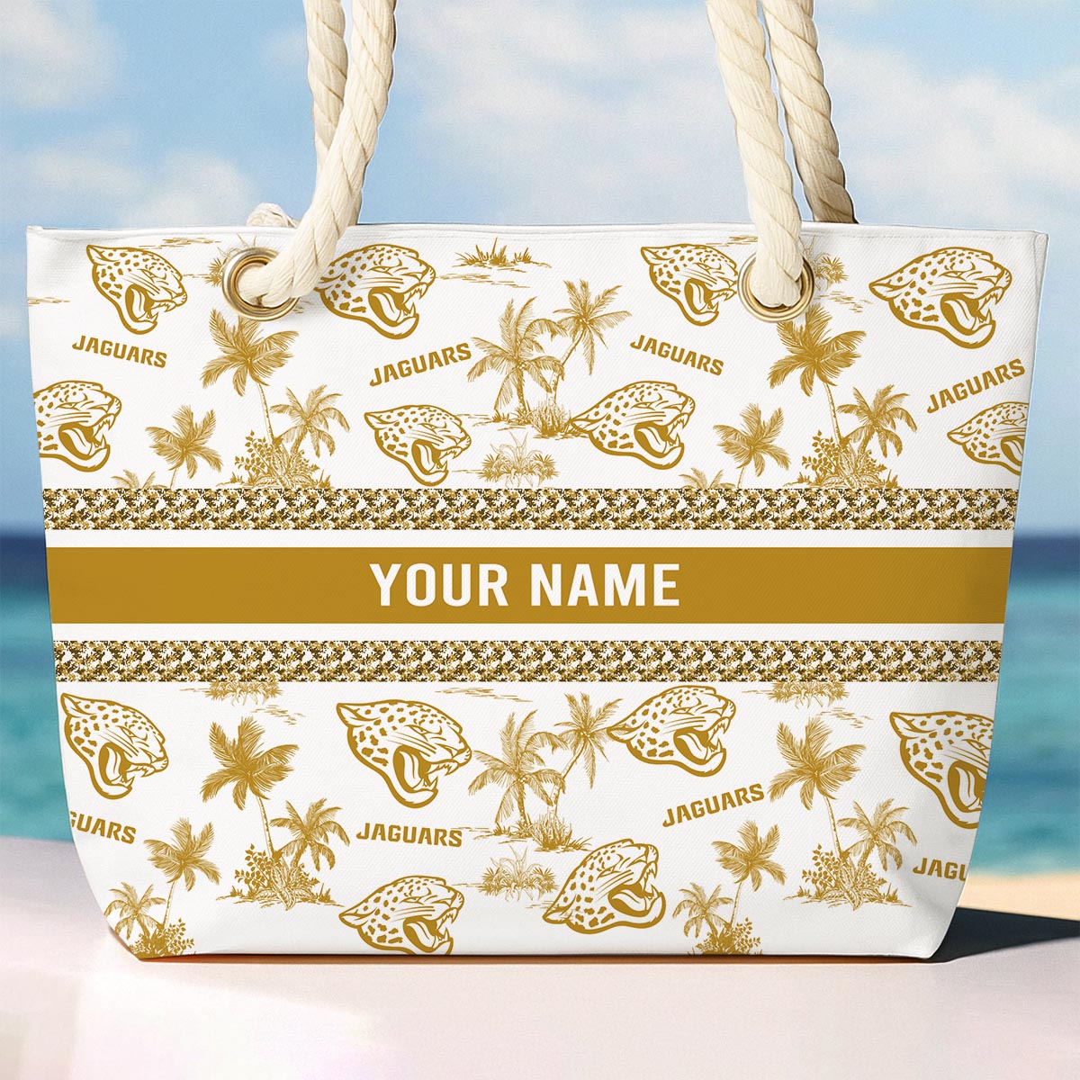 Sportswearmerch Jacksonville Jaguars NFL Beach Bag For Fan