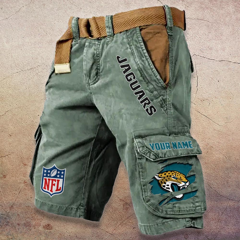 Sportswearmerch Jacksonville Jaguars NFL Denim Short For Fan