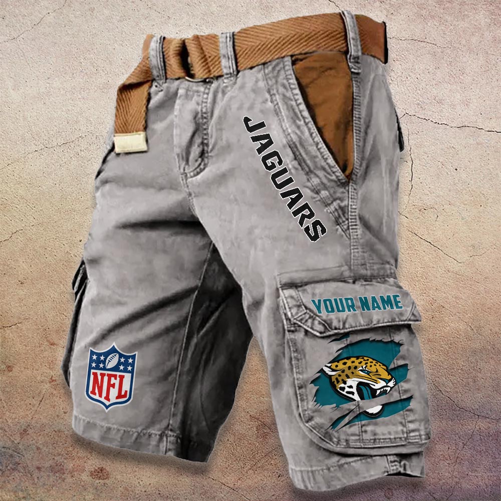Sportswearmerch Jacksonville Jaguars NFL Denim Short For Fan