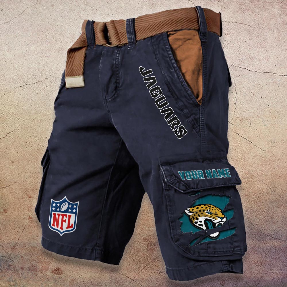 Sportswearmerch Jacksonville Jaguars NFL Denim Short For Fan