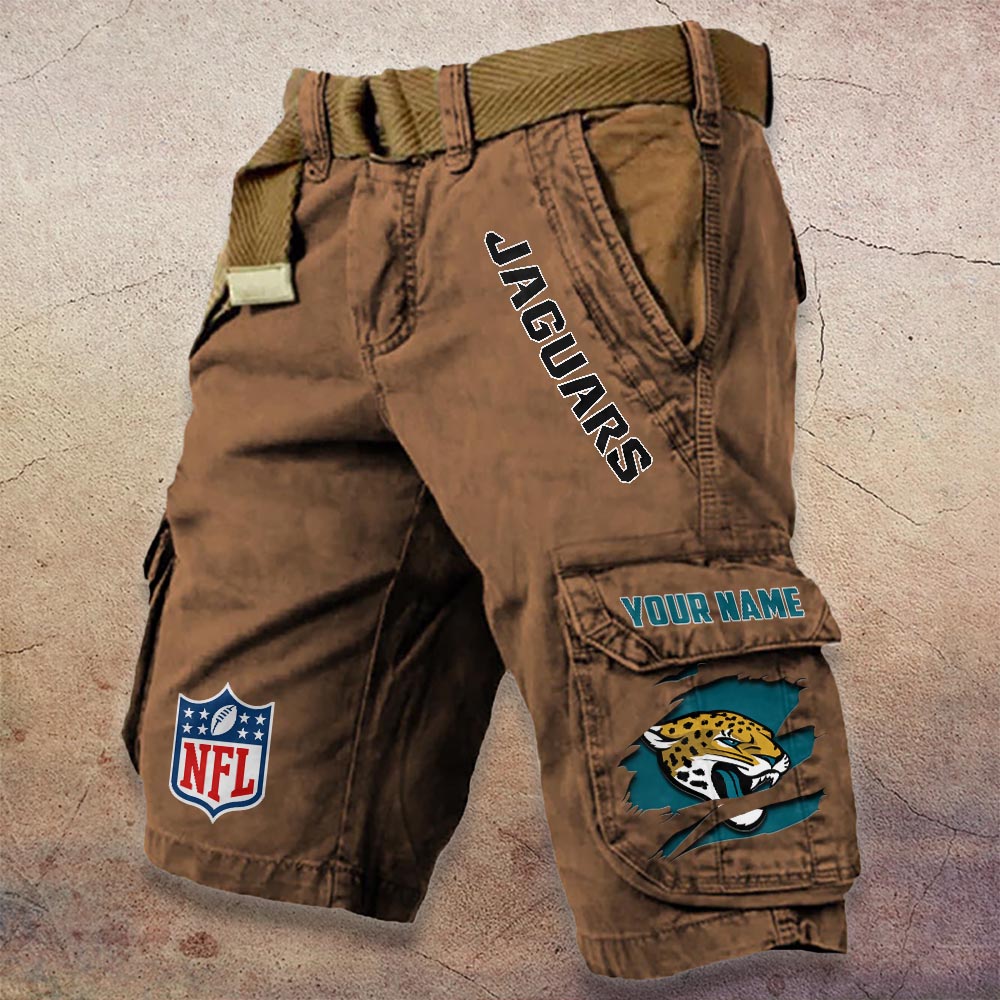 Sportswearmerch Jacksonville Jaguars NFL Denim Short For Fan