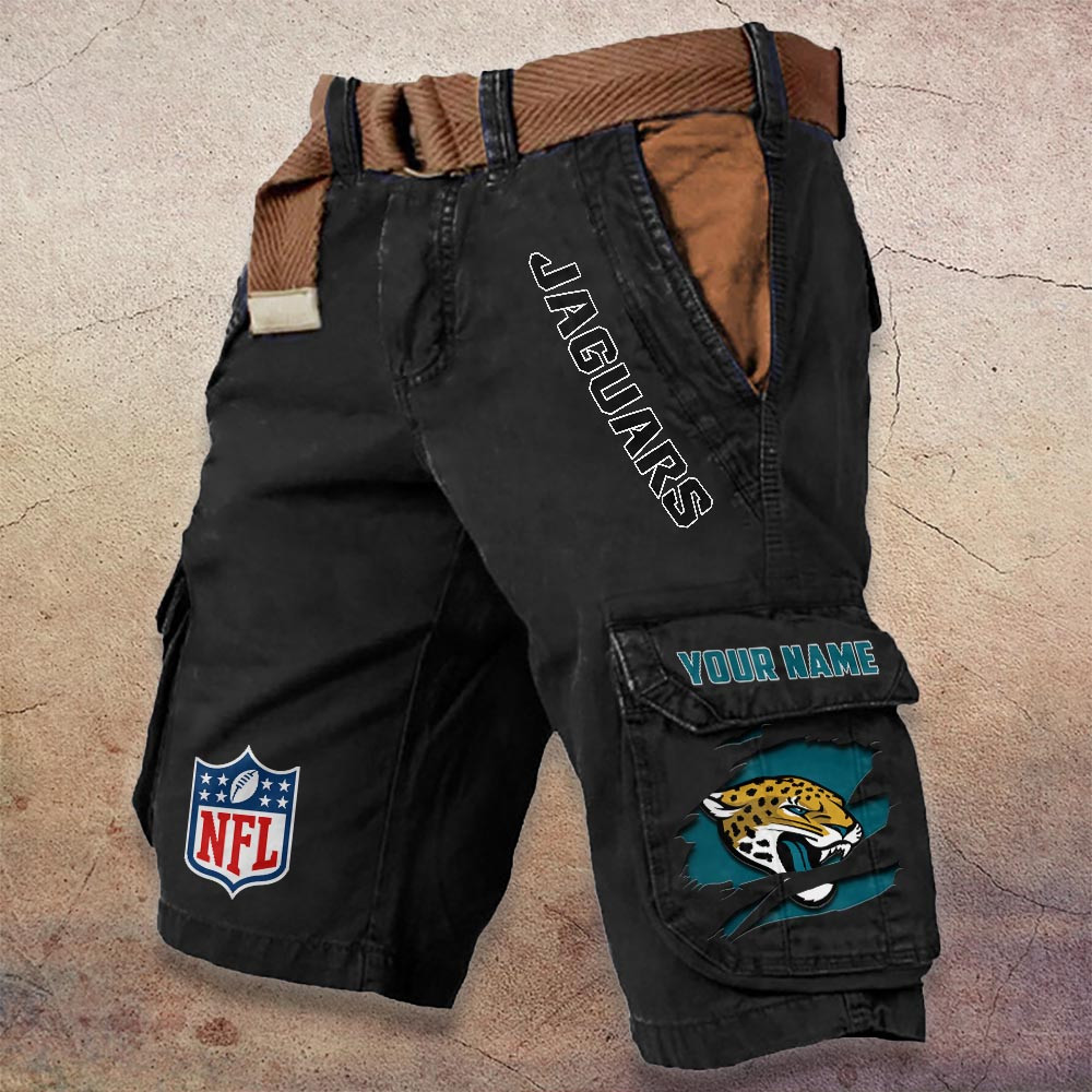 Sportswearmerch Jacksonville Jaguars NFL Denim Short For Fan