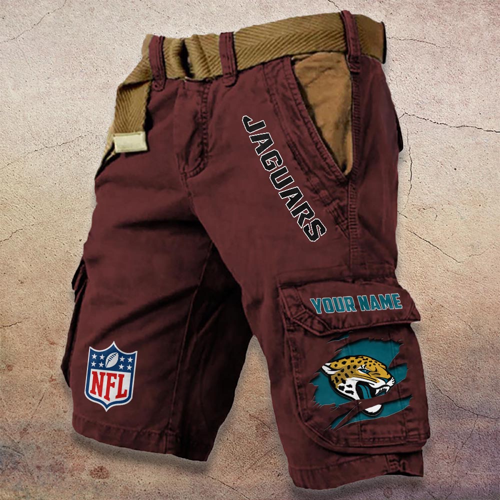 Sportswearmerch Jacksonville Jaguars NFL Denim Short For Fan