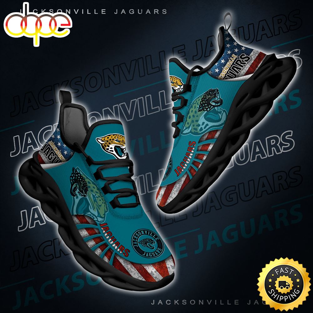 Sportswearmerch Jacksonville Jaguars NFL Max Soul Shoes Sneakers For Men And Women