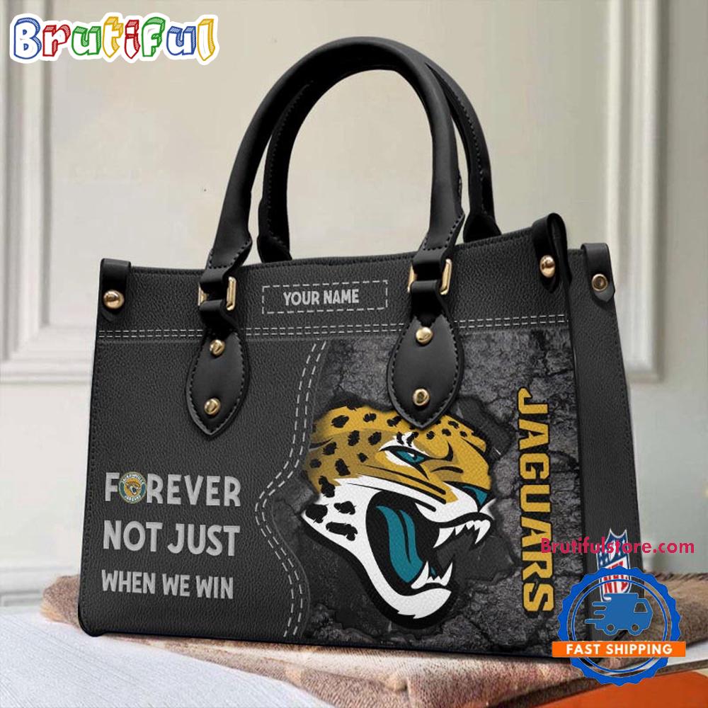 Sportswearmerch Jacksonville Jaguars NFL Women's Leather Bag For Fan