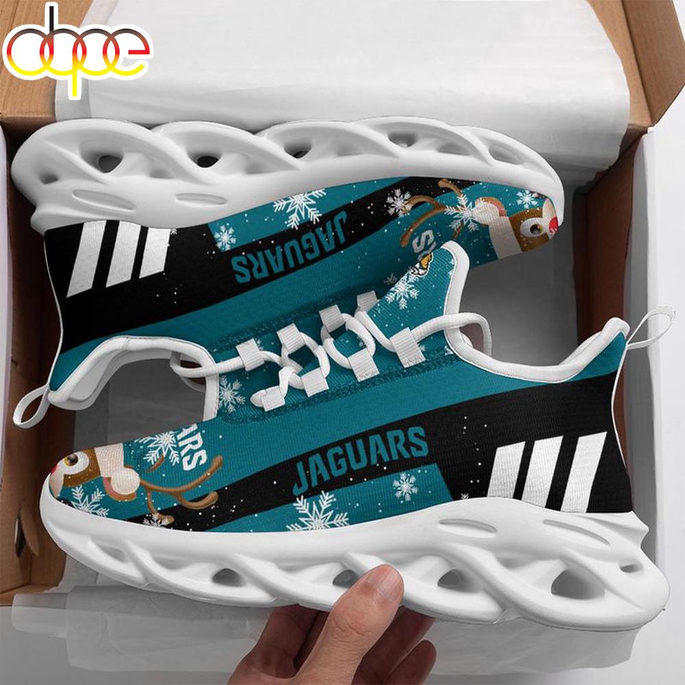 Sportswearmerch Jacksonville Jaguars NFL X-max Reindeer Christmas Max Soul Shoes Sneakers For Men And Women