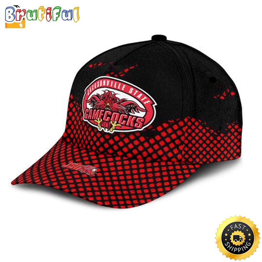 Sportswearmerch Jacksonville State Gamecocks NCAA Grunge Classic Cap For Fan
