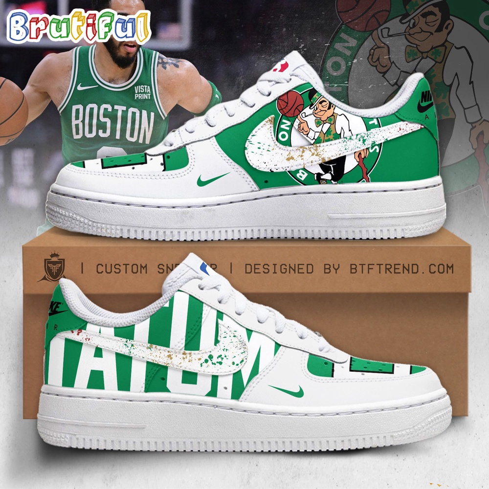 Sportswearmerch Jayson Tatum Boston Celtics NBA Air Low-Top Shoes For Men And Women