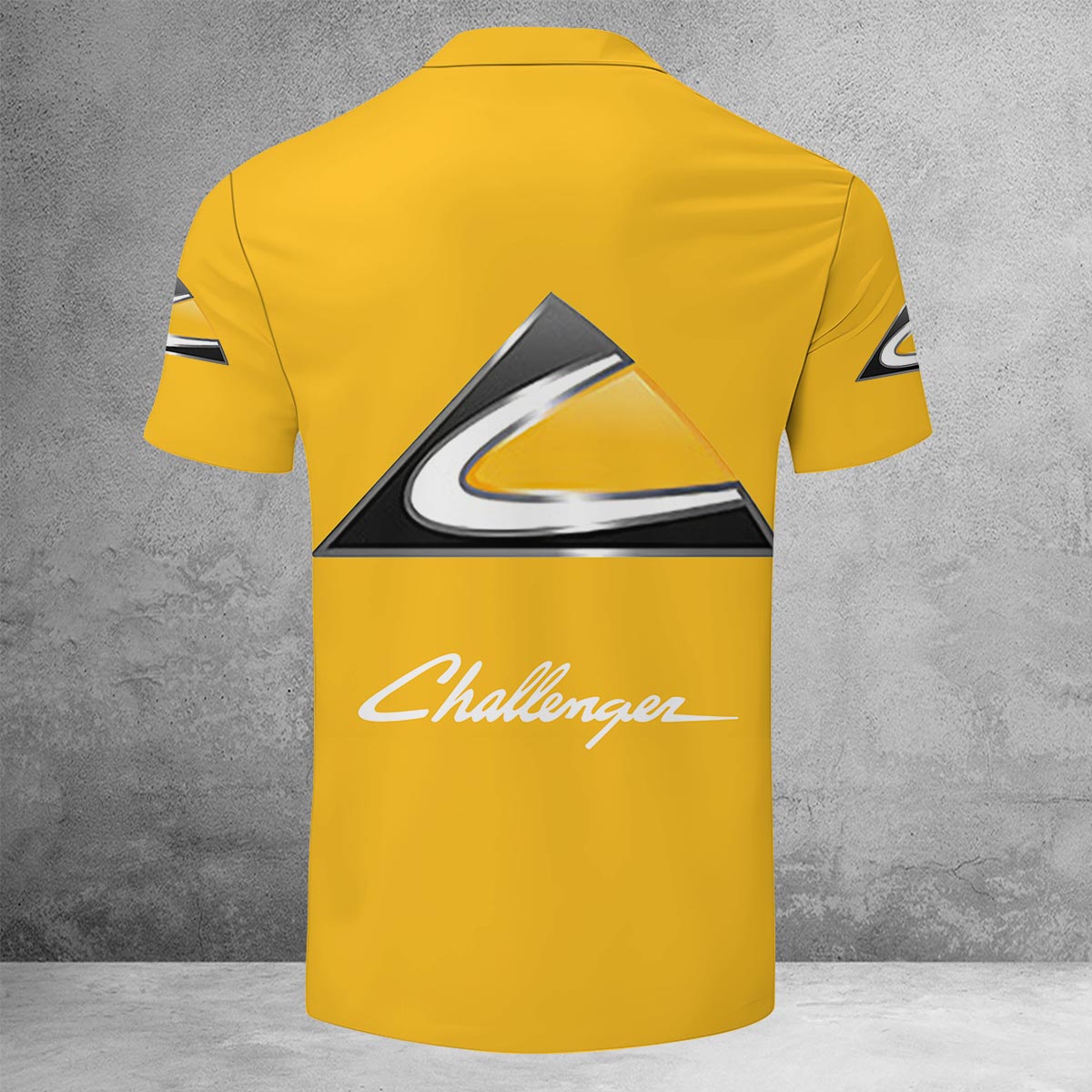 Sportswearmerch JCB Tractor Lapel Zip Polo Shirt For Fan