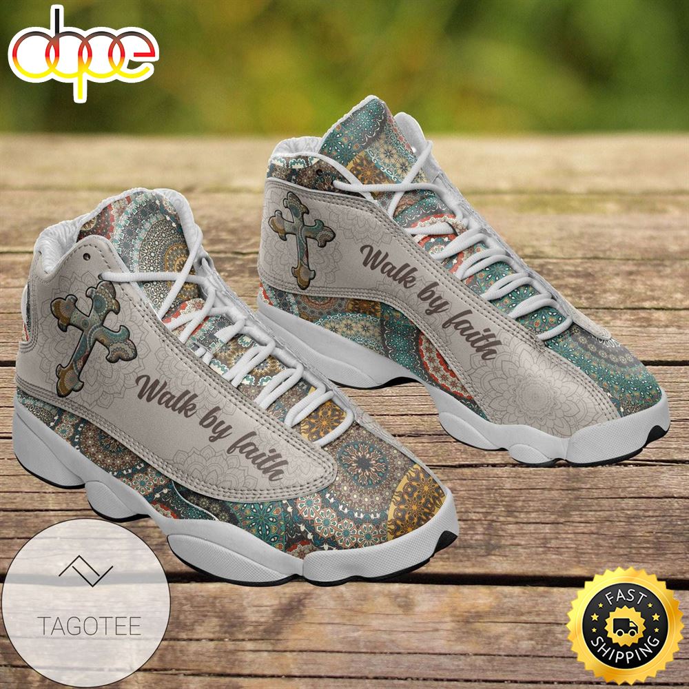 Sportswearmerch Jesus AJ13 Sneakers Shoes For Men And Women