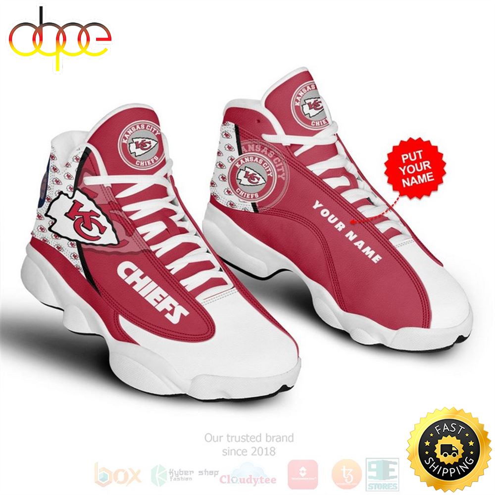 Sportswearmerch Kansas City Chiefs NFL 2 AJ13 Sneakers Shoes For Men And Women