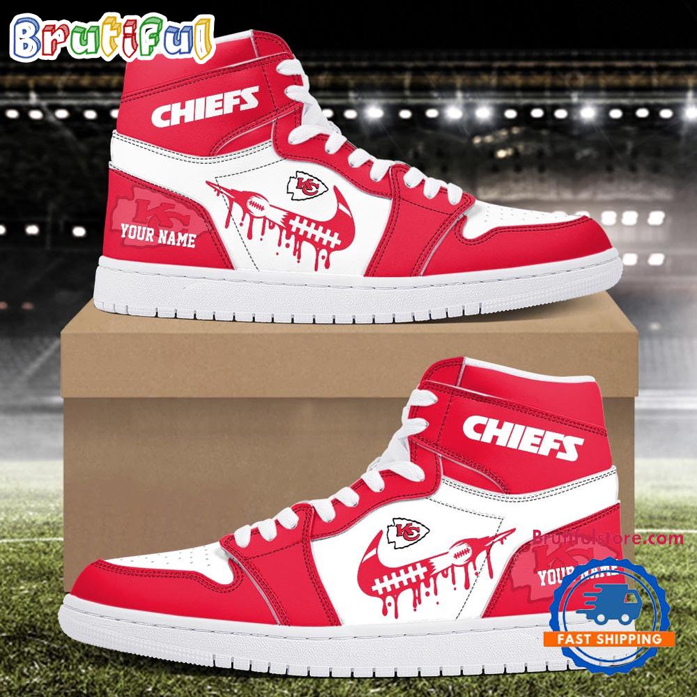 Sportswearmerch Kansas City Chiefs NFL AJ1 High Sneakers Shoes For Men And Women