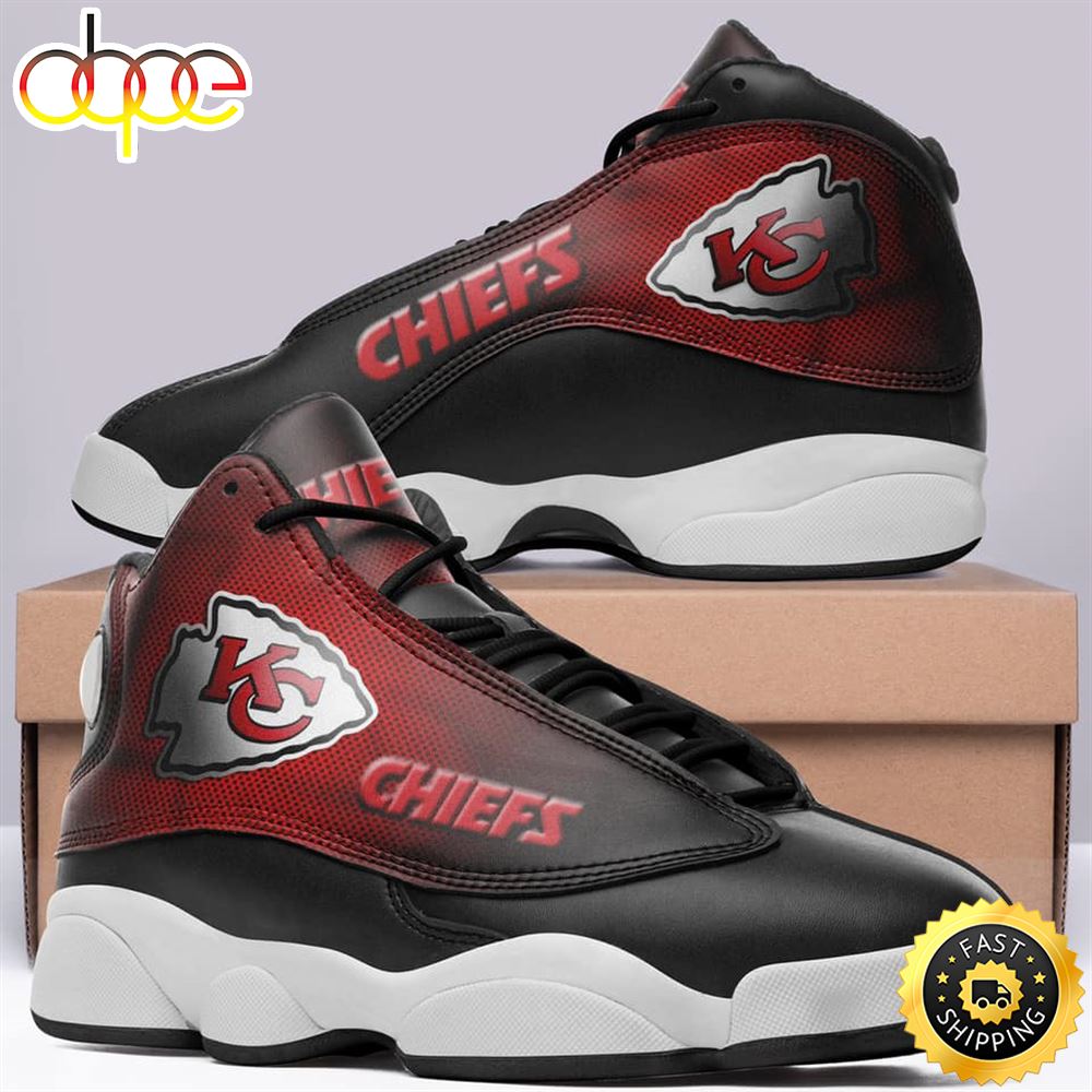 Sportswearmerch Kansas City Chiefs NFL AJ13 Sneakers Shoes For Men And Women