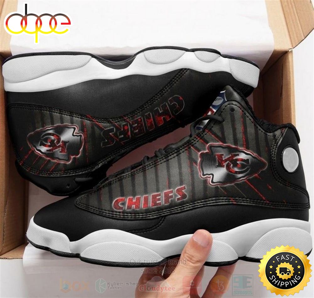 Sportswearmerch Kansas City Chiefs NFL AJ13 Sneakers Shoes For Men And