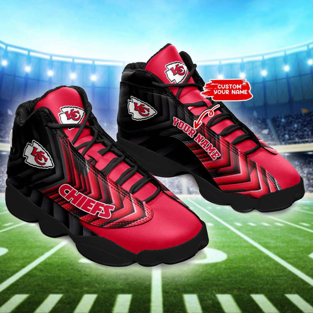 Sportswearmerch Kansas City Chiefs NFL AJ13 Sneakers Shoes For Men And Women