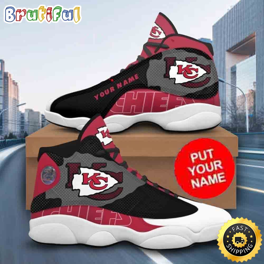 Sportswearmerch Kansas City Chiefs NFL AJ13 Sneakers Shoes For Men And Women