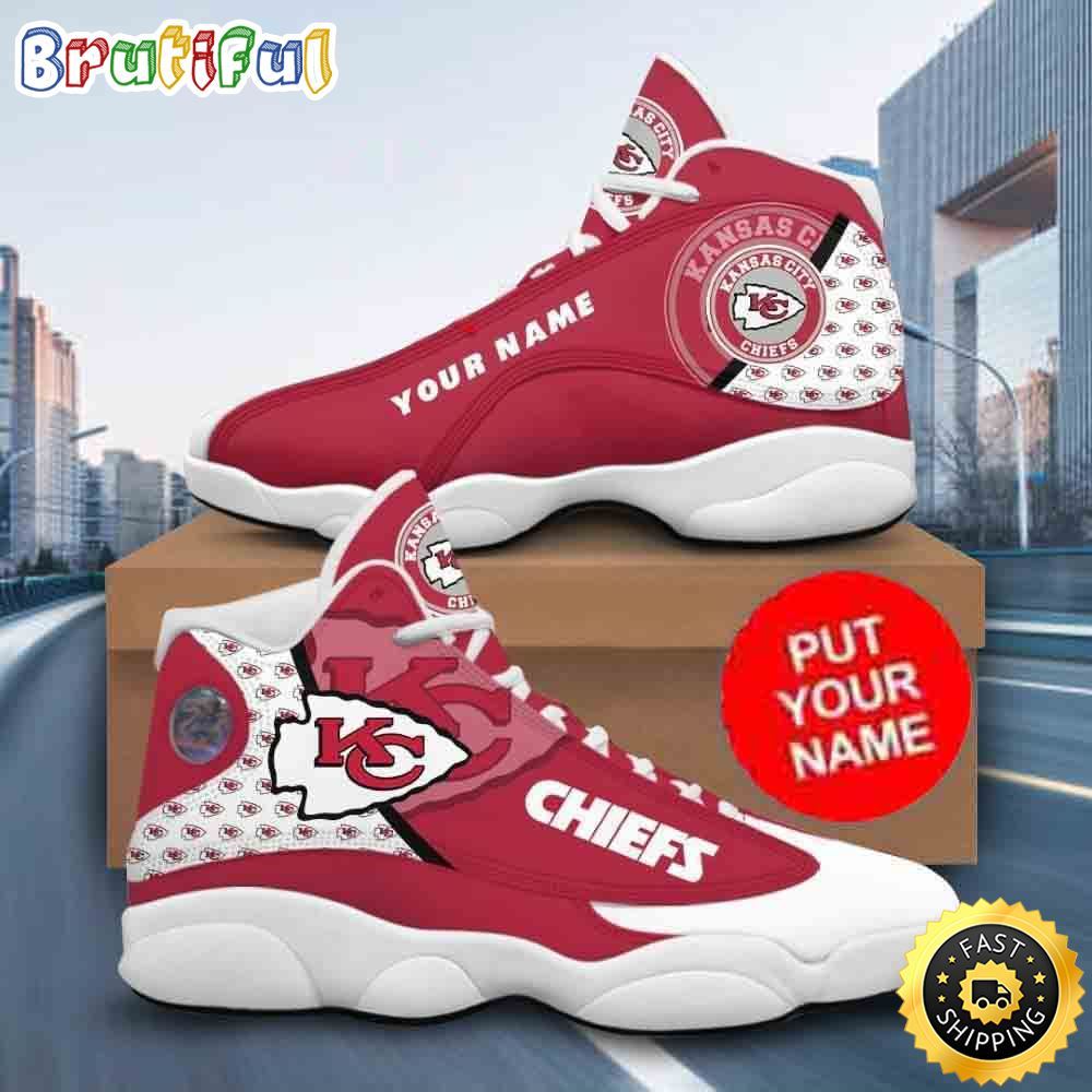 Sportswearmerch Kansas City Chiefs NFL AJ13 Sneakers Shoes For Men And Women