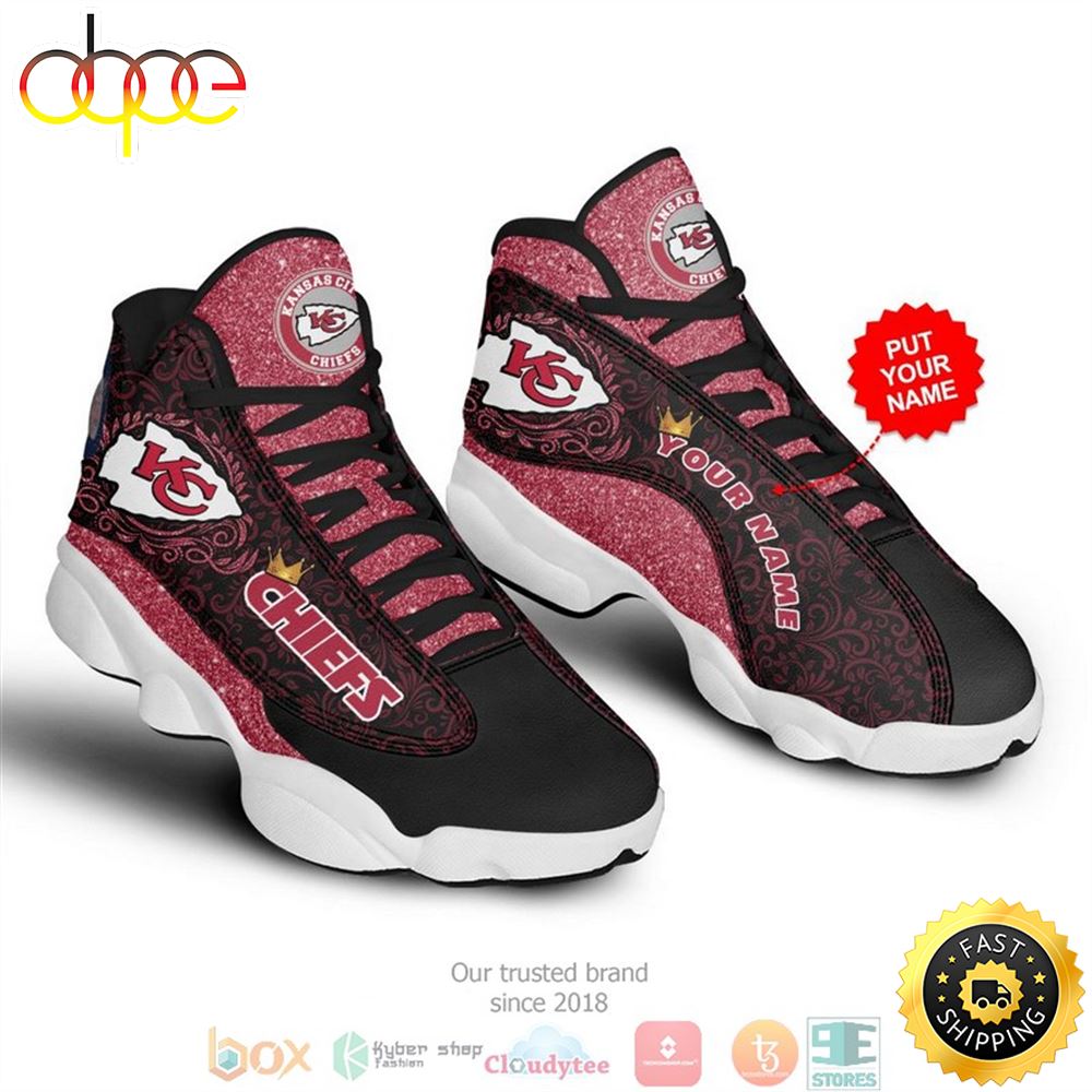 Sportswearmerch Kansas City Chiefs NFL AJ13 Sneakers Shoes For Men And Women