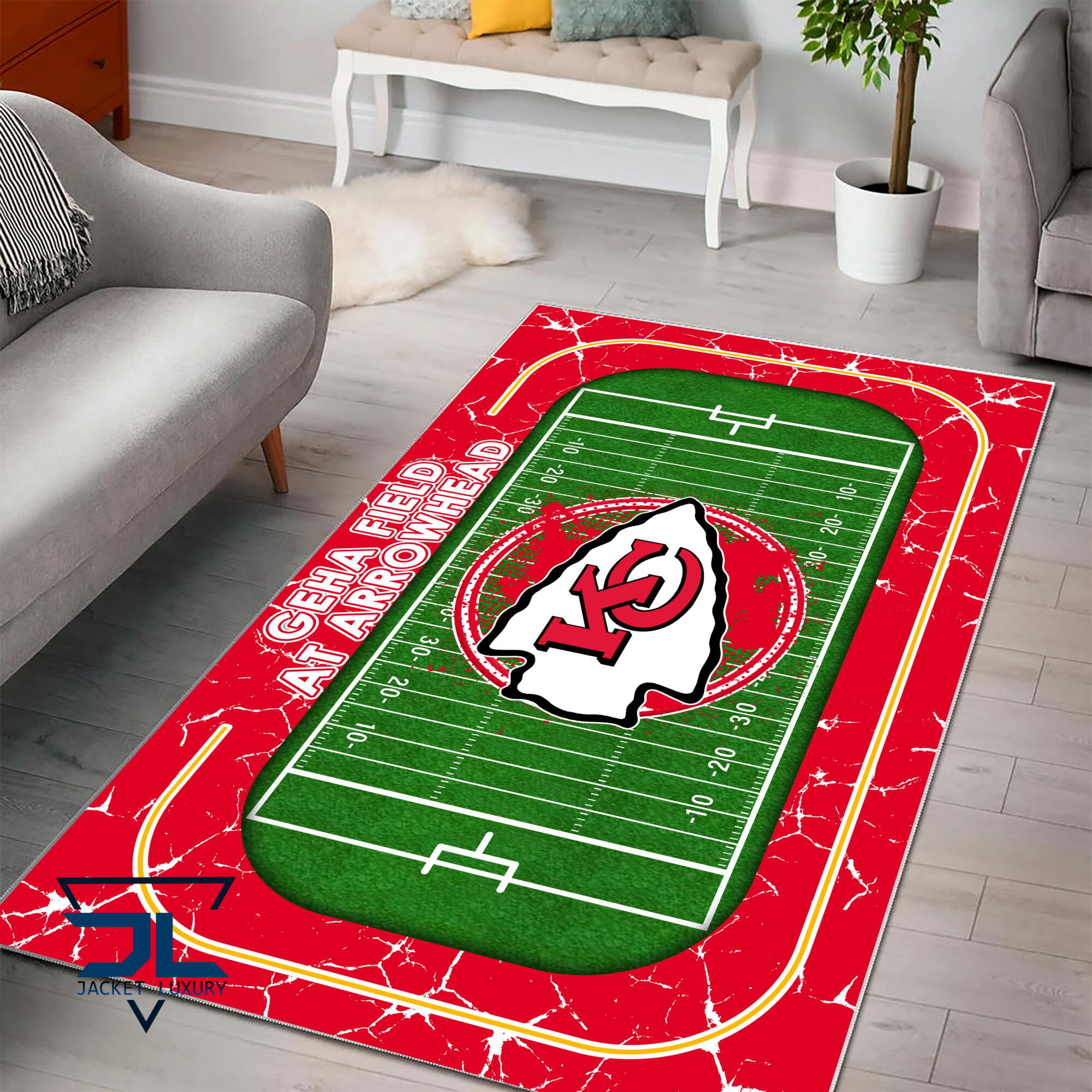 Sportswearmerch Kansas City Chiefs NFL Area Rug For Fan