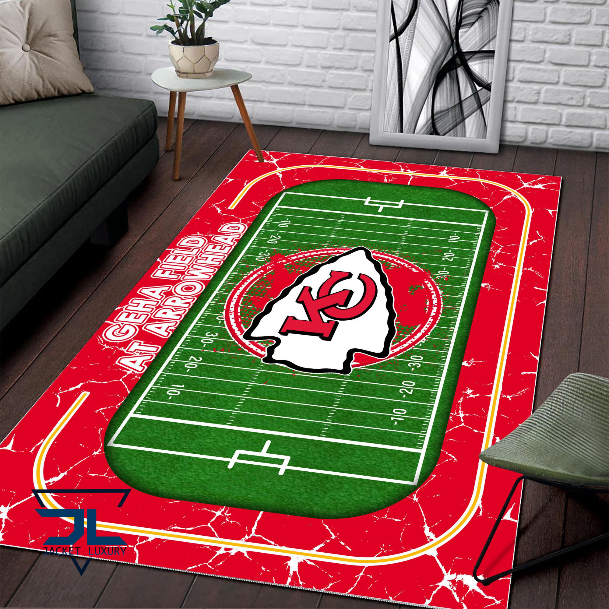 Sportswearmerch Kansas City Chiefs NFL Area Rug For Fan