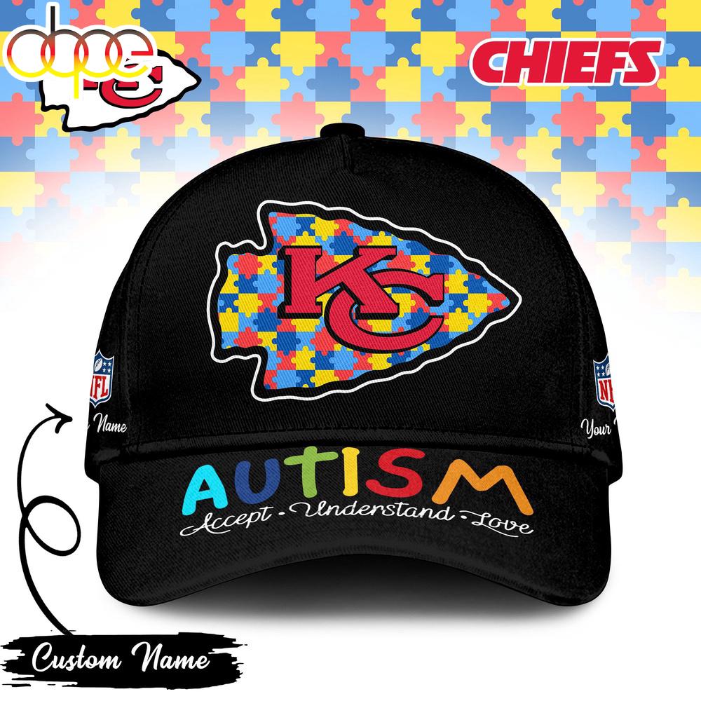 Sportswearmerch Kansas City Chiefs NFL Autism Classic Cap For Fan