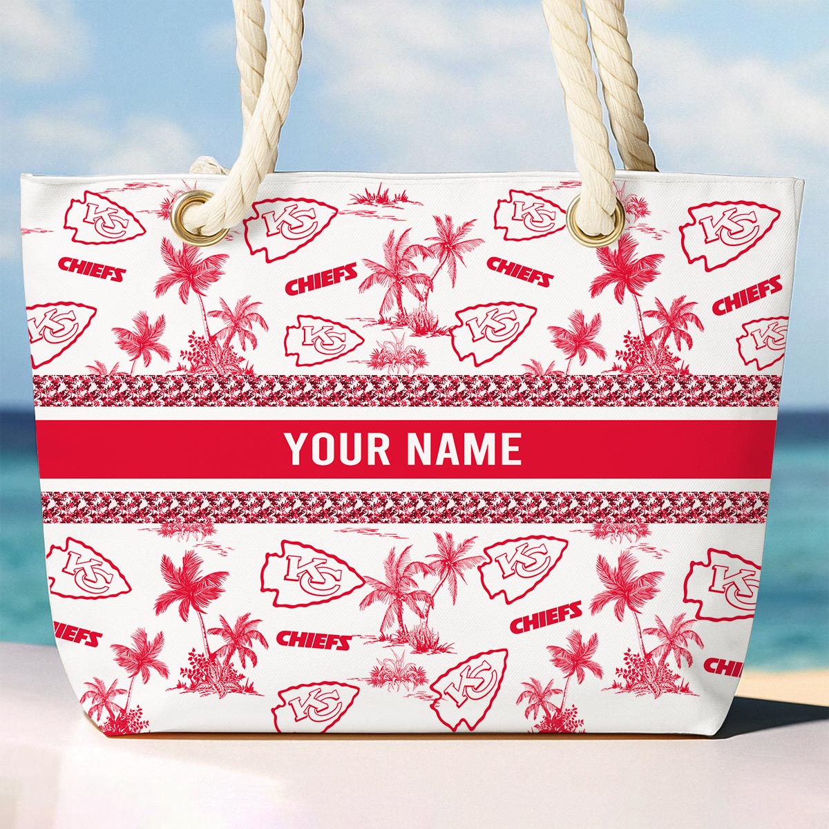 Sportswearmerch Kansas City Chiefs NFL Beach Bag For Fan