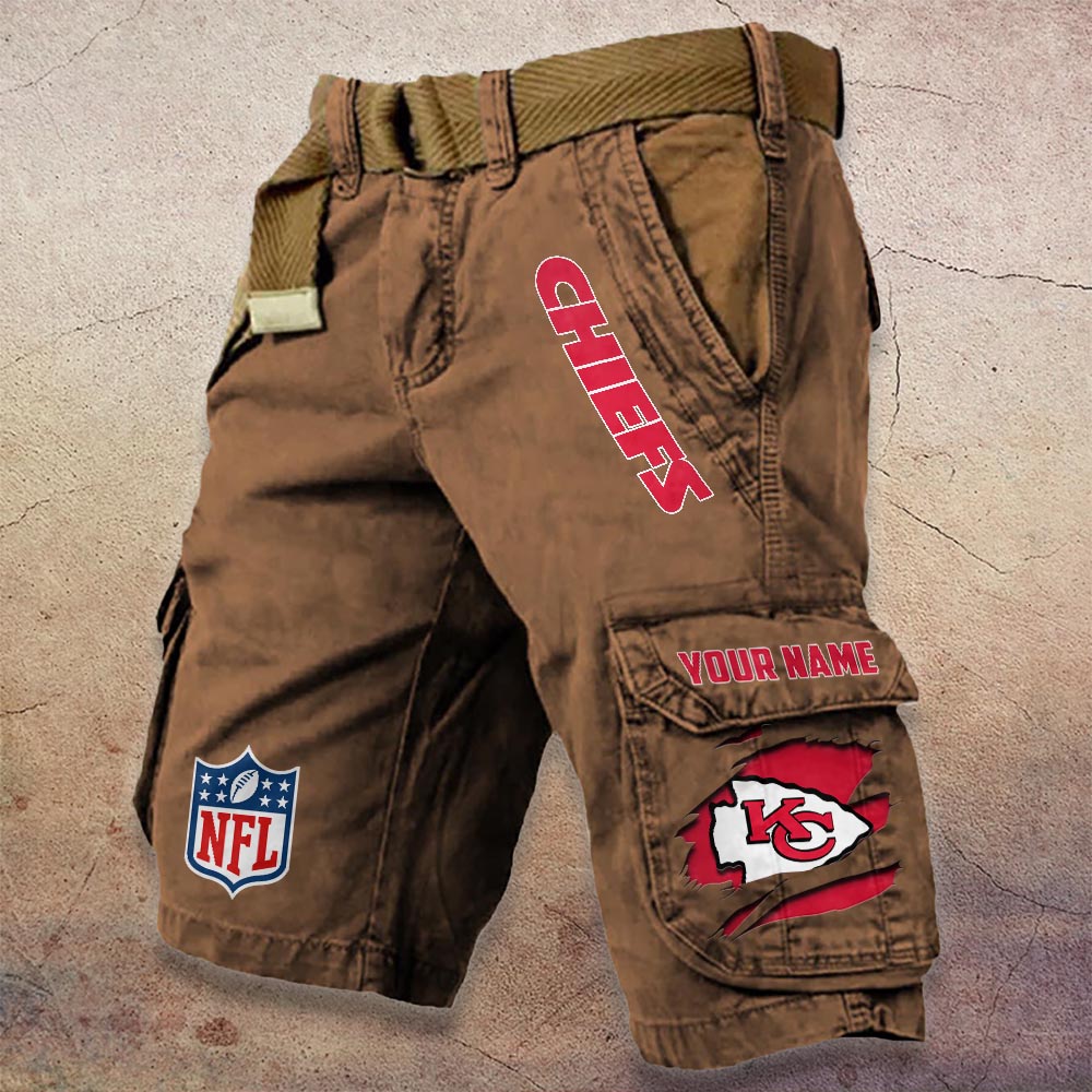 Sportswearmerch Kansas City Chiefs NFL Denim Short For Fan