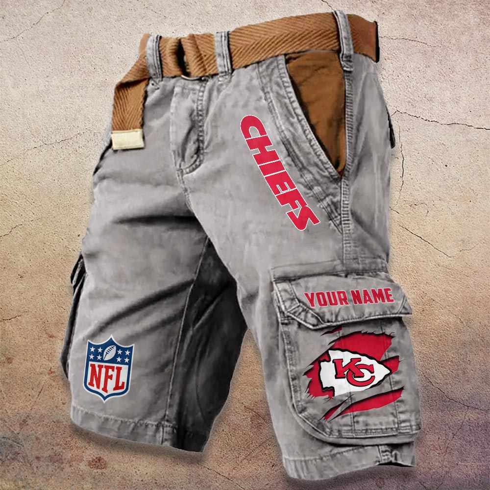 Sportswearmerch Kansas City Chiefs NFL Denim Short For Fan