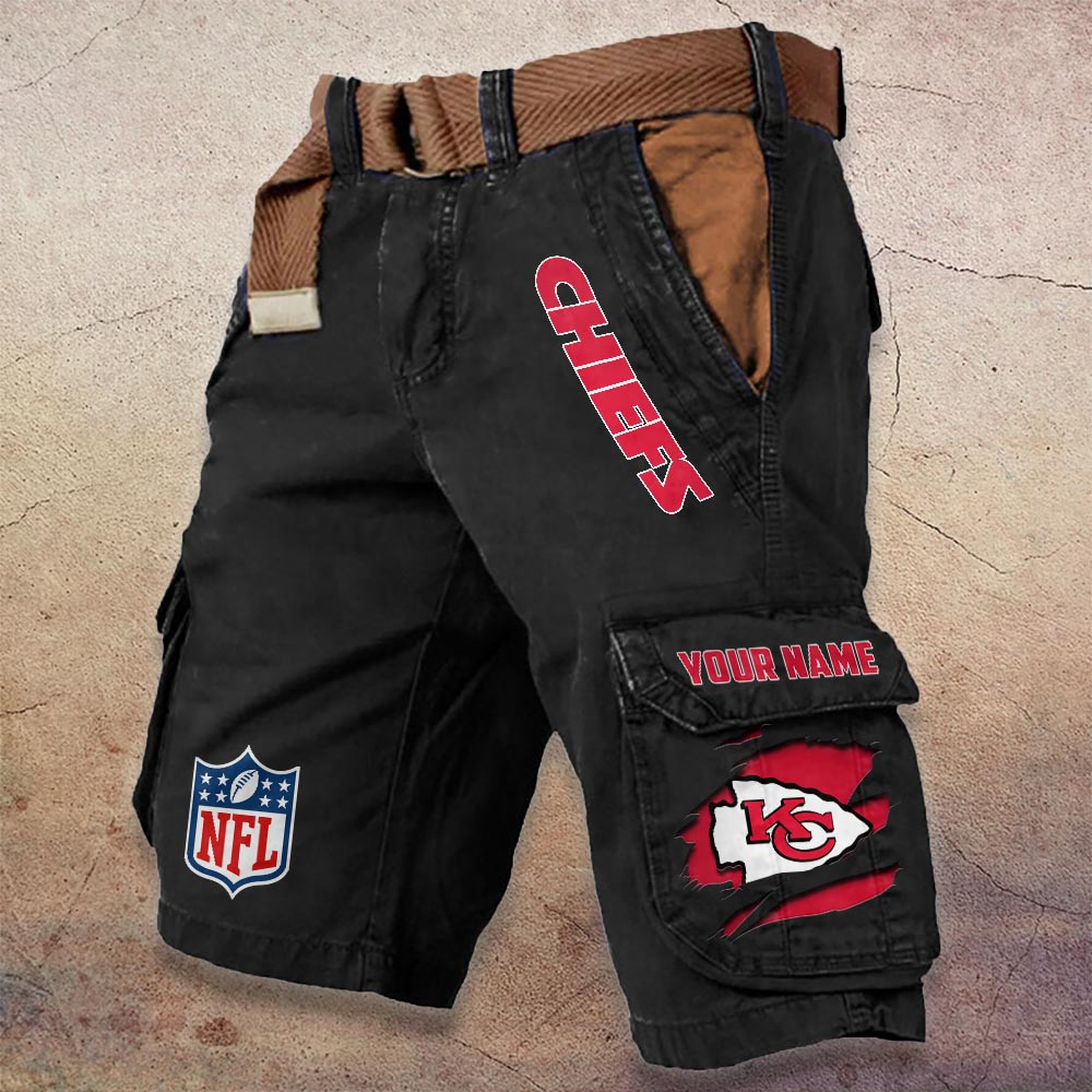 Sportswearmerch Kansas City Chiefs NFL Denim Short For Fan