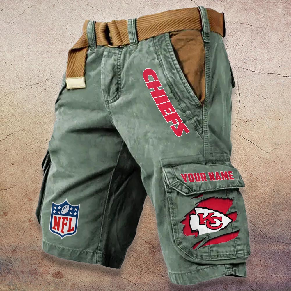 Sportswearmerch Kansas City Chiefs NFL Denim Short For Fan
