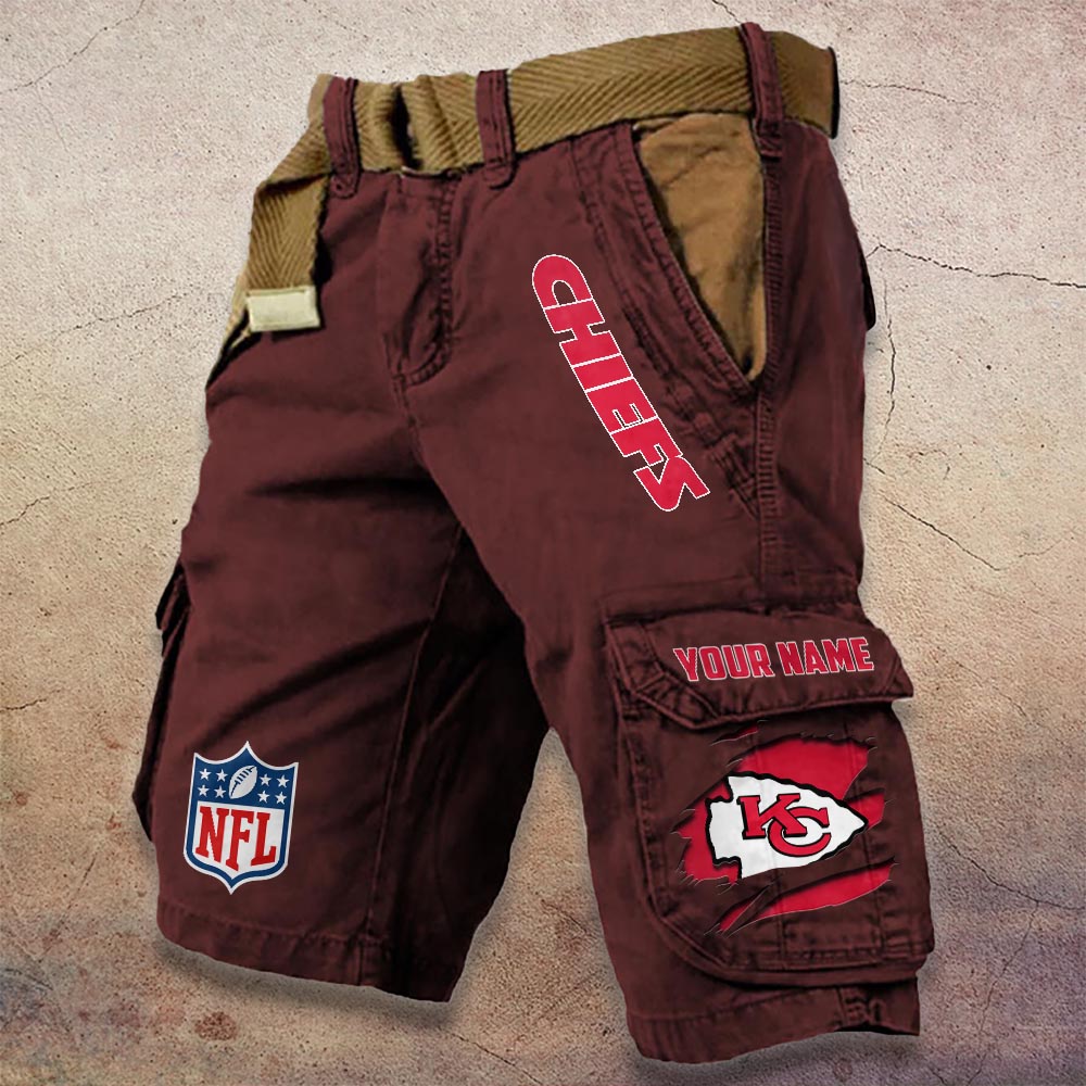 Sportswearmerch Kansas City Chiefs NFL Denim Short For Fan