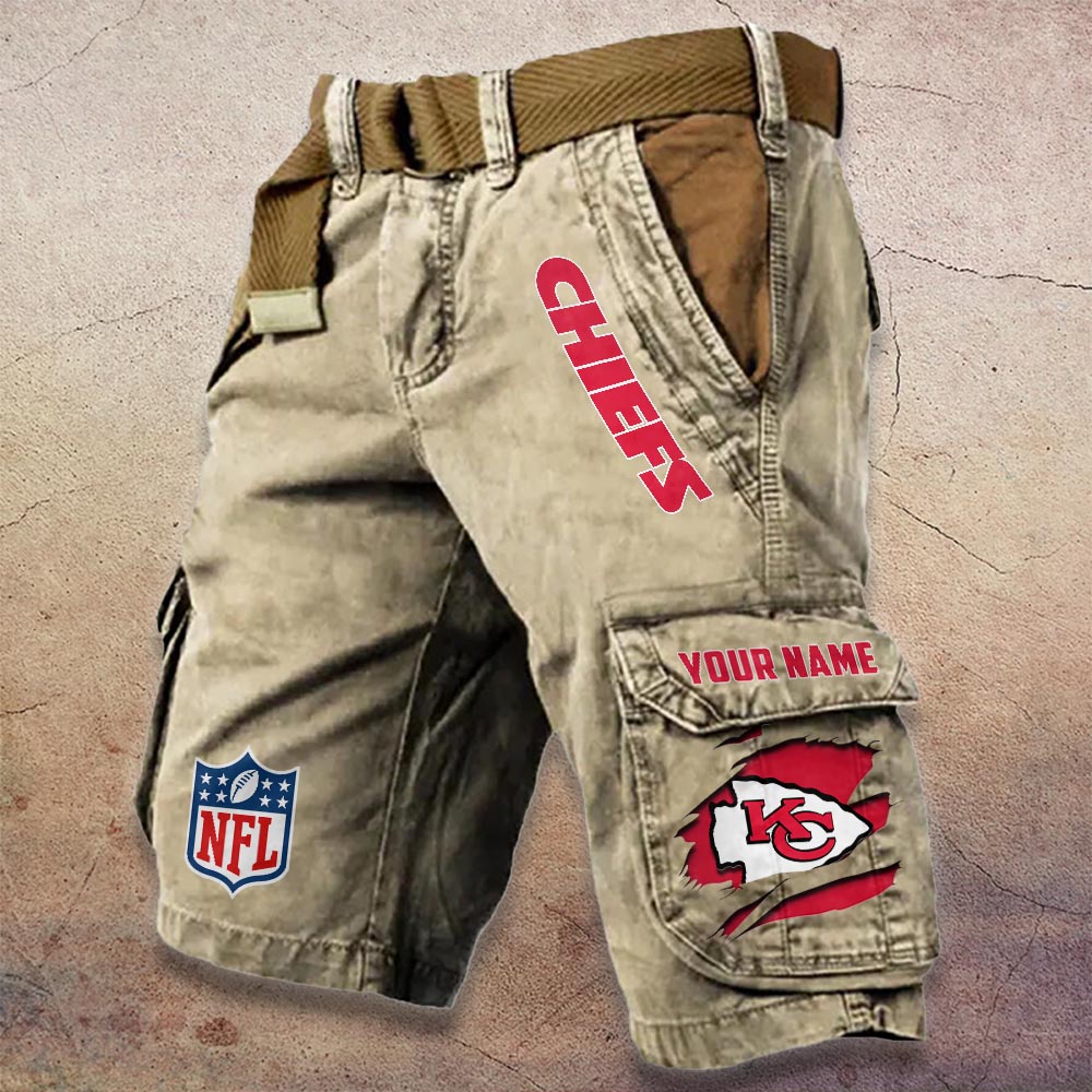Sportswearmerch Kansas City Chiefs NFL Denim Short For Fan