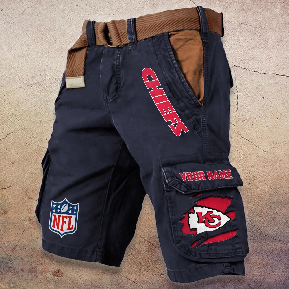 Sportswearmerch Kansas City Chiefs NFL Denim Short For Fan