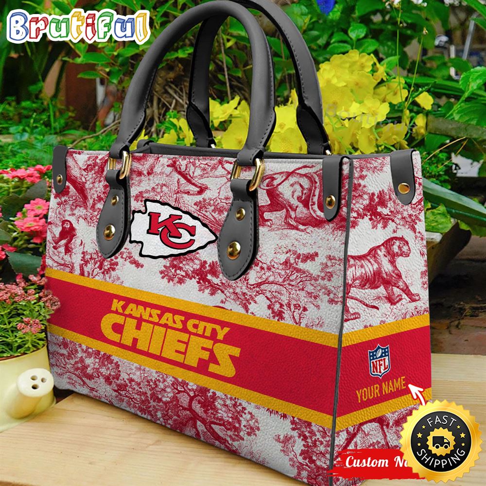 Sportswearmerch Kansas City Chiefs NFL Leather Handbag For Fan