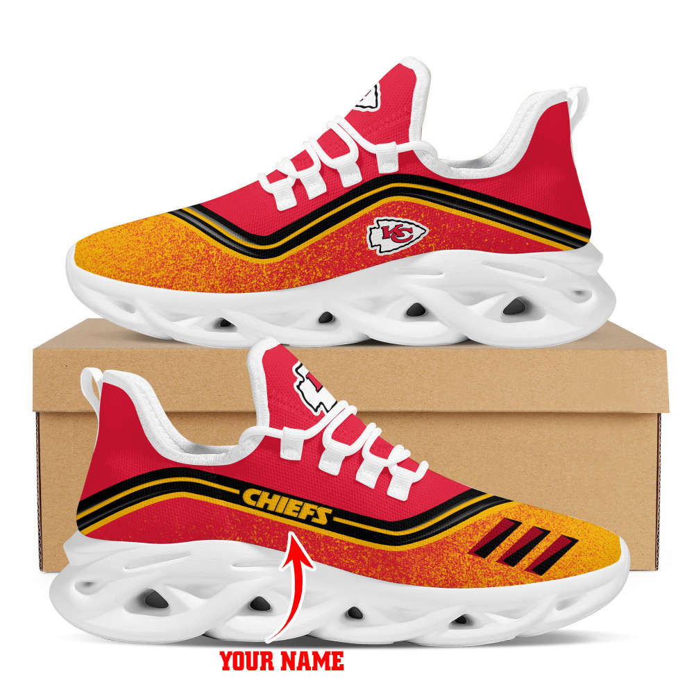 Sportswearmerch Kansas City Chiefs NFL Max Soul Shoes Sneakers For Men And Women
