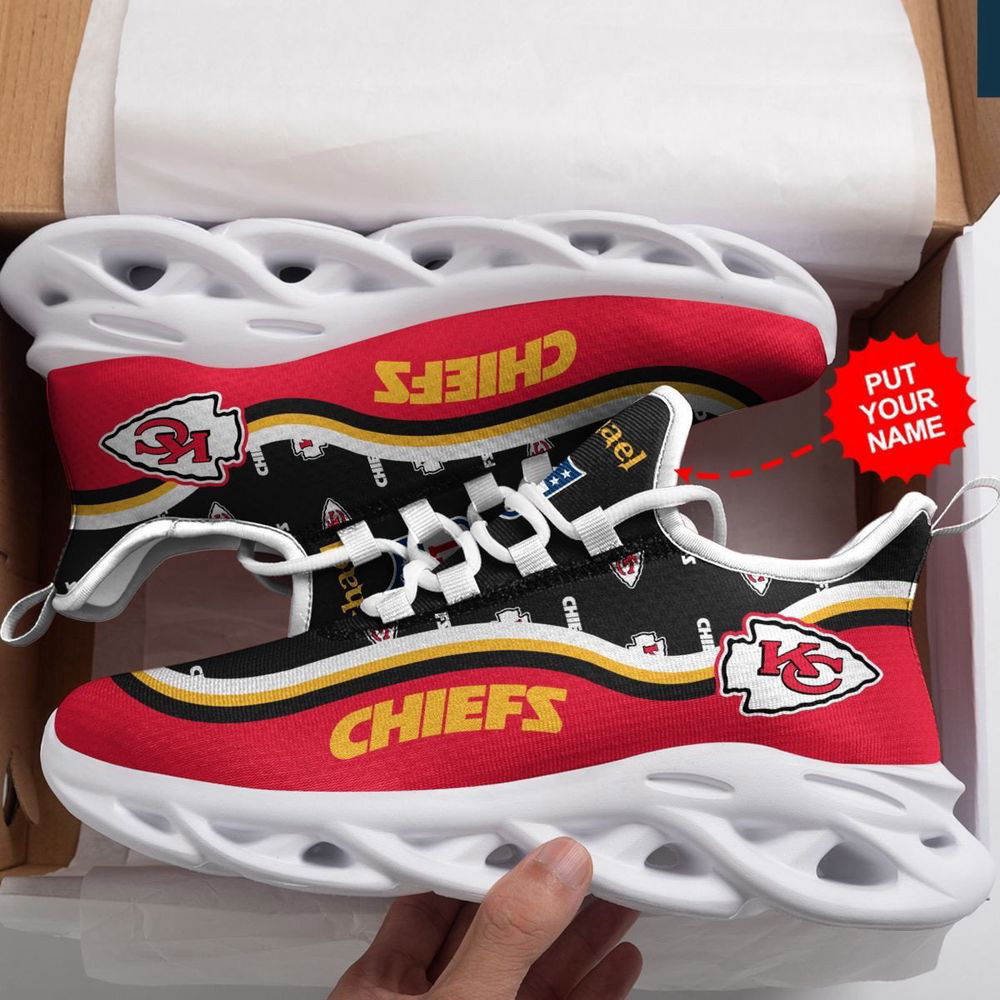Sportswearmerch Kansas City Chiefs NFL Max Soul Shoes Sneakers For Men And Women