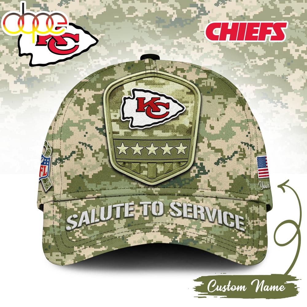 Sportswearmerch Kansas City Chiefs NFL Salute To Service Classic Cap For Fan