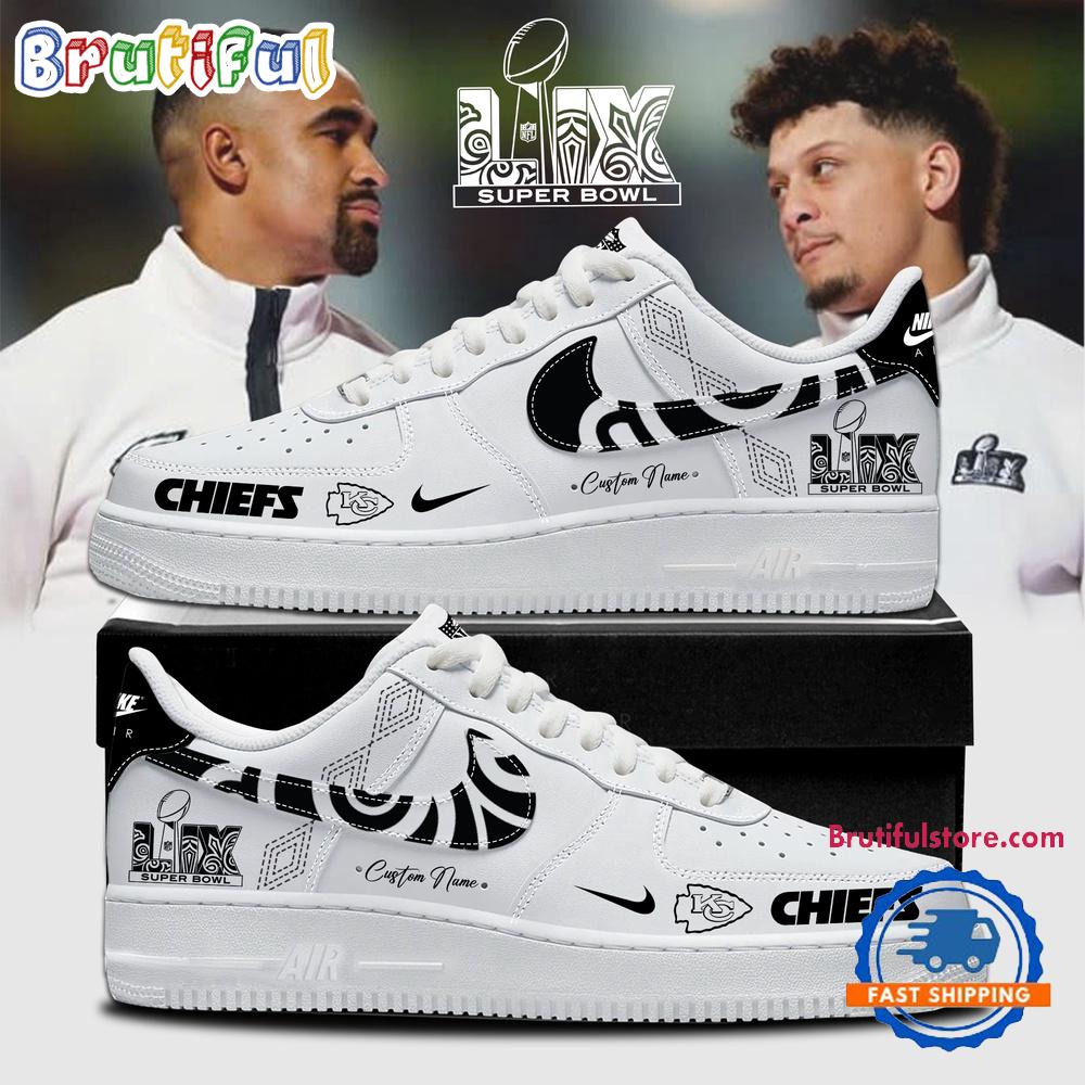 Sportswearmerch Kansas City Chiefs NFL Super Bowl LIX Opening Night Air Low-Top Shoes For Men And Women