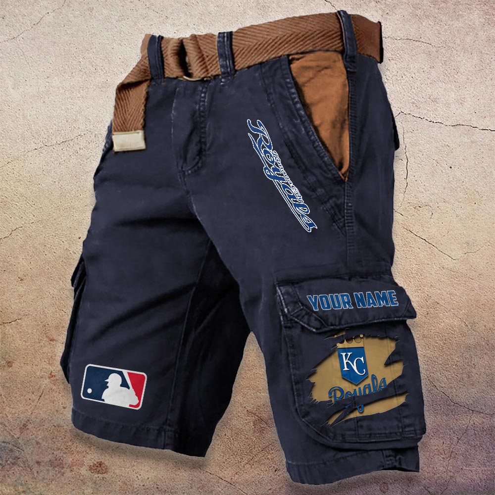 Sportswearmerch Kansas City Royals MLB Denim Short For Fan