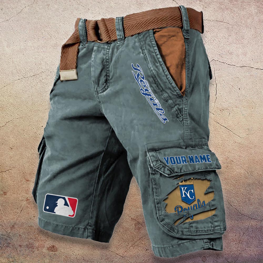 Sportswearmerch Kansas City Royals MLB Denim Short For Fan