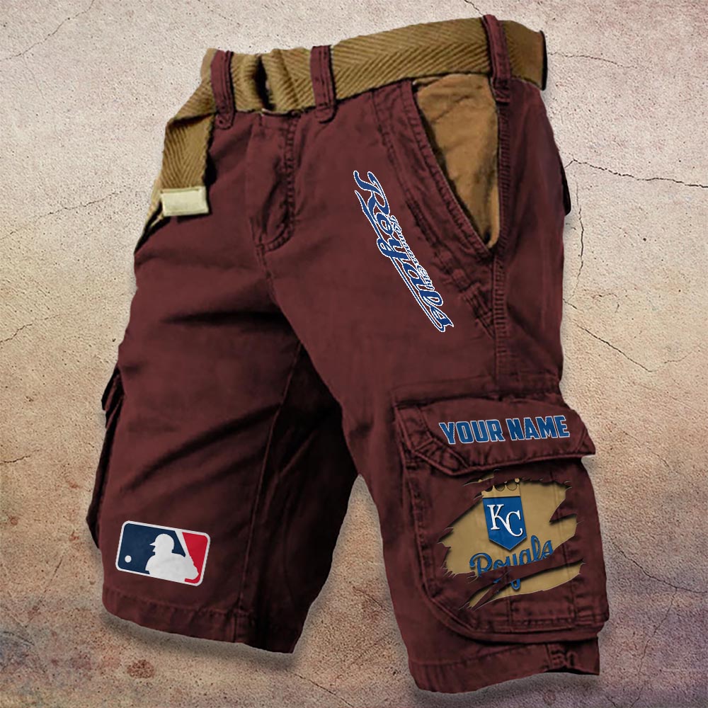 Sportswearmerch Kansas City Royals MLB Denim Short For Fan