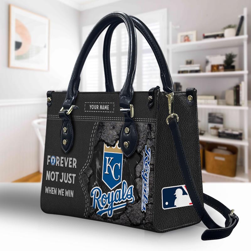 Sportswearmerch Kansas City Royals MLB Leather Handbag For Fan