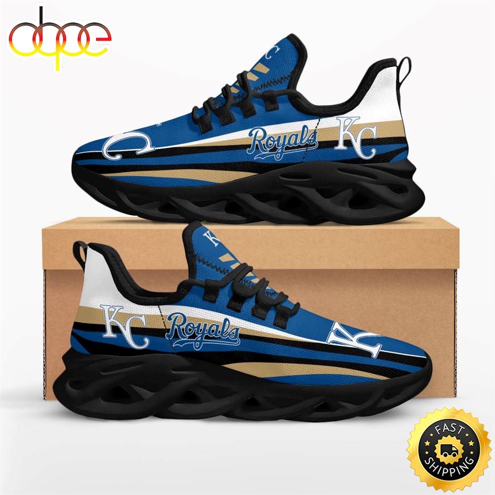 Sportswearmerch Kansas City Royals MLB Max Soul Shoes Sneakers For Men And Women