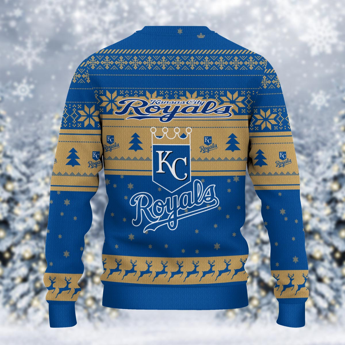 Sportswearmerch Kansas City Royals MLB x Grinch Christmas Ugly Sweater For Fans