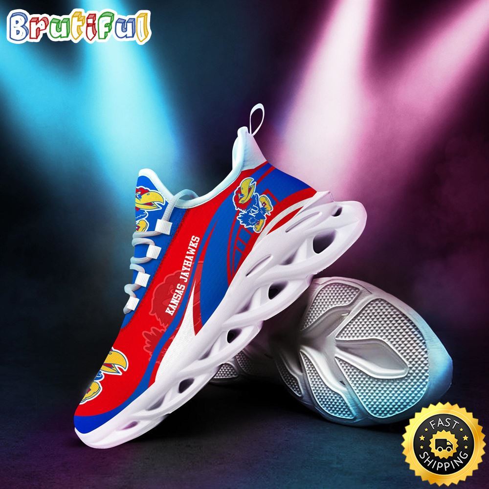 Sportswearmerch Kansas Jayhawks NCAA Sneakers Max Soul Shoes For Fan